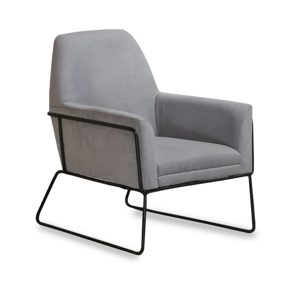 Grey Sofa Chair | Modern Accent Chair for Living Room