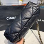 Chanel 19 Flap Bag 30cm Goatskin Leather Fall/Winter Act 1 Collection Black - Image 7