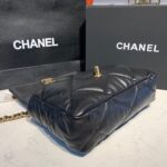 Chanel 19 Flap Bag 30cm Goatskin Leather Fall/Winter Act 1 Collection Black - Image 10