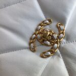 Chanel 19 Flap Bag Goatskin Leather Fall/Winter Act 1 Collection White - Image 8