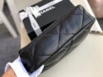Chanel 19 Flap Bag 30cm Goatskin Leather Fall/Winter Act 1 Collection, Black - Image 4