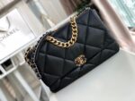 Chanel 19 Flap Bag 36cm Goatskin Leather Fall/Winter Act 1 Collection, Black