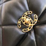 Chanel 19 Flap Bag 36cm Goatskin Leather Fall/Winter Act 1 Collection, Black - Image 4