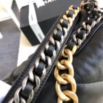 Chanel 19 Flap Bag 36cm Goatskin Leather Fall/Winter Act 1 Collection, Black - Image 8