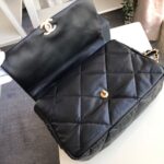 Chanel 19 Flap Bag 36cm Goatskin Leather Fall/Winter Act 1 Collection, Black - Image 7
