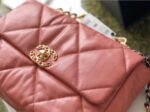 Chanel 19 Flap Bag 26cm Goatskin Leather Spring/Summer Act 1 Collection, Salmon Pink - Image 4