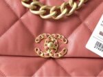 Chanel 19 Flap Bag 26cm Goatskin Leather Spring/Summer Act 1 Collection, Salmon Pink - Image 7