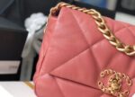 Chanel 19 Flap Bag 26cm Goatskin Leather Spring/Summer Act 1 Collection, Salmon Pink - Image 37