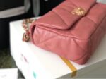 Chanel 19 Flap Bag 26cm Goatskin Leather Spring/Summer Act 1 Collection, Salmon Pink - Image 36