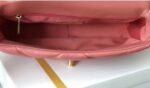 Chanel 19 Flap Bag 26cm Goatskin Leather Spring/Summer Act 1 Collection, Salmon Pink - Image 32