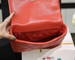 Chanel 19 Flap Bag 26cm Goatskin Leather Spring/Summer Act 1 Collection, Red - Image 5