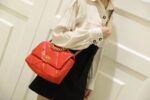 Chanel 19 Flap Bag 26cm Goatskin Leather Spring/Summer Act 1 Collection, Red - Image 18