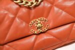 Chanel 19 Flap Bag 26cm Goatskin Leather Spring/Summer Act 1 Collection, Orange - Image 8