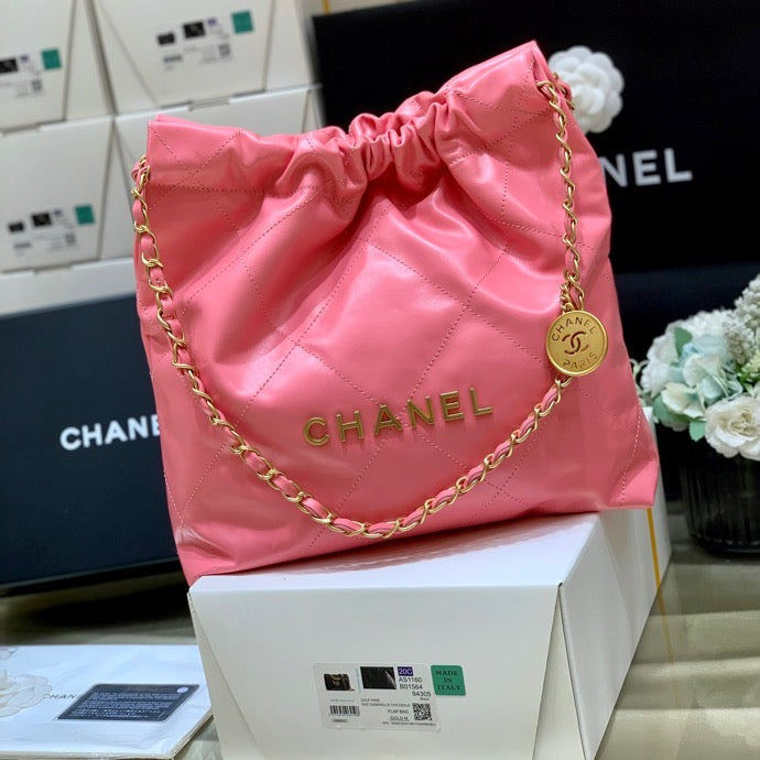 98c67ef0 Chanel 22 Large Handbag 37cm Pink - Image 1