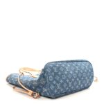 Monogram Denim Neo Neverfull MM Blue - Image 3