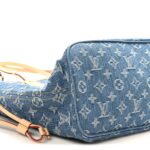 Monogram Denim Neo Neverfull MM Blue - Image 7