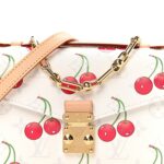LV X TM Monogram Cerises Pochette Metis East West White - Image 7