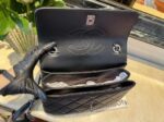 Chanel Classic Flap Bag Medal Hardware 25cm Black - Image 2