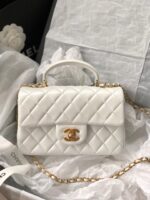 Chanel Classic Flap Bag 20cm White