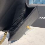 Chanel Chevron Boy Bag 20cm Caviar Leather Antique Gold Hardware Fall/Winter Act 1 Collection Black - Image 17