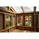 12 ft. W x 12 ft. D Cedar Wood Sunshed Garden Shed TSH - Image 4