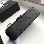Chanel Classic Flap Bag 25cm Black Lambskin Leather with Gold Hardware - Image 5