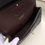 Chanel Classic Flap Bag 25cm Black Lambskin Leather with Gold Hardware - Image 6