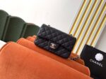 Chanel Classic Flap Bag 20cm Silver Hardware Caviar Leather Spring/Summer Collection Black - Image 2