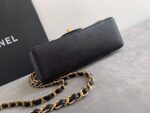 Chanel Classic Flap Bag 20cm Gold Hardware Caviar Leather Spring/Summer Collection Black - Image 3
