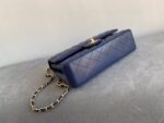 Chanel Classic Flap Bag 25cm Gold Hardware Lambskin Leather Spring/Summer Collection Navy Blue - Image 5
