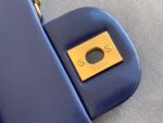 Chanel Classic Flap Bag 25cm Gold Hardware Lambskin Leather Spring/Summer Collection Navy Blue - Image 10