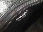 Chanel Classic Flap Bag 20cm Silver Hardware Caviar Leather Spring/Summer Collection Black - Image 7
