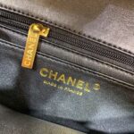 Chanel Classic Flap Bag 20cm Gold Hardware Lambskin Leather Spring/Summer Collection Black - Image 6