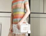 Chanel Chain Around CC Filigree Vanity Bag 18cm Caviar Leather Gold Hardware Spring/Summer Collection White - Image 19