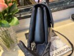Chanel Classic Flap Bag Medal Hardware 25cm Black - Image 3
