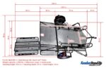 Go! Series Dual Rail Ride-Up Folding Motorcycle Trailer Discounted - Image 3