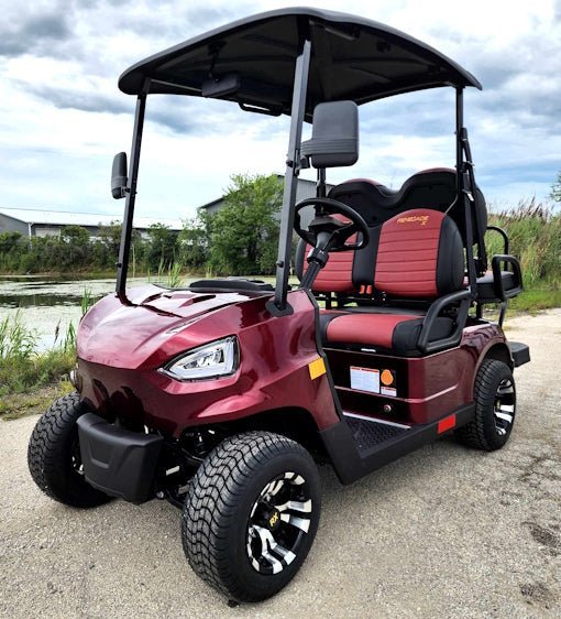 RenegadeXRed-1_5b0762d0-6cee-4b00-8f50-169c62062c3d-1 48V Electric Golf Cart 4 Seater Red Renegade X Edition Utility Golf UTV - Image 1