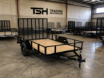 6×10 Utility Trailer – Single Axle with Wood Floor & LED Lights - Image 2