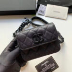 Chanel Classic Flap Bag 13cm Black - Image 2