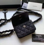 Chanel Classic Flap Bag 13cm Black - Image 5