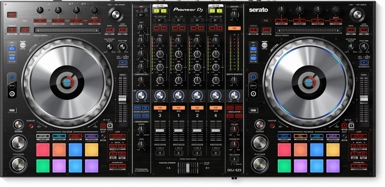a1-71 Pioneer DDJ-SZ2 Flagships 4-Channel Controllers for Serato DJ 1 - Image 1