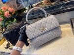 Chanel Classic Flap Bag 25cm Grey - Image 2