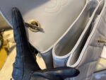 Chanel Classic Flap Bag 25cm Grey - Image 4