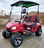 48V Electric Golf Cart 2-Seater – Renegade Light Edition Utility Golf UTV, Red