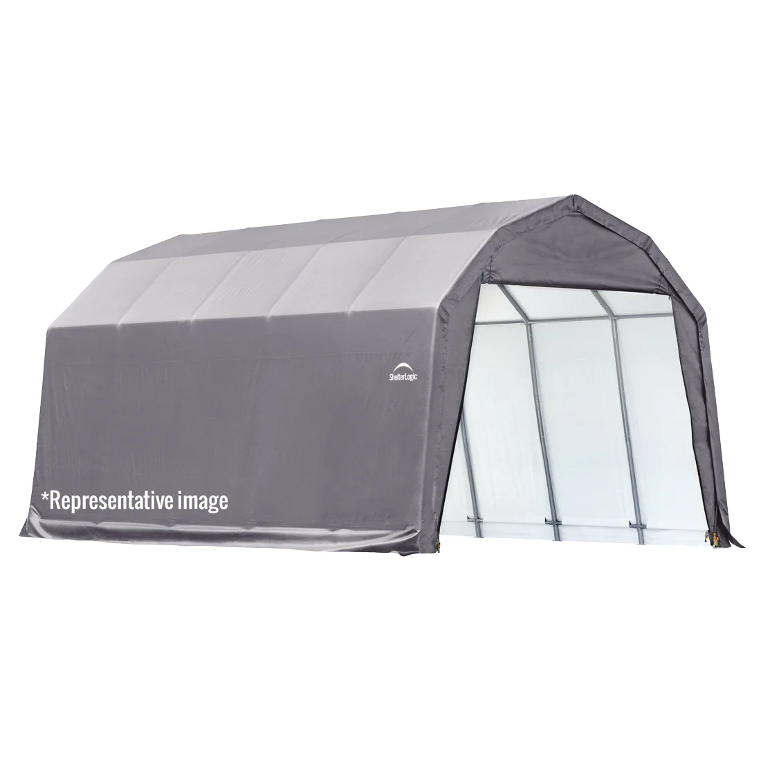 n1-25 ShelterCoat 12×20×8 ft Custom Round Shelter – Wind & Snow Rated Storage Shelter - Image 1