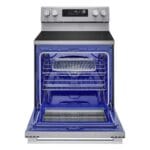 LG 30 Inch Wide 6.3 Cu. Ft. Free Standing Electric Range with Radiant Burners and Storage Drawer - Image 7