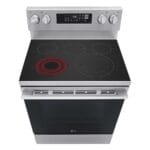 LG 30 Inch Wide 6.3 Cu. Ft. Free Standing Electric Range with Radiant Burners and Storage Drawer - Image 6
