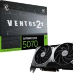 MSI RTX 5070 12GB VENTUS 2X OC Graphics Card – GDDR7, G507012V2C