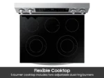 Samsung NE63A6311SS 6.3 Cu. Ft. Smart Electric Range – Freestanding Stainless Steel - Image 5