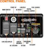 GENMAX GM6000iED Dual Fuel Inverter Generator – 6000W/5250W, 30A, Remote Start & CO Detect - Image 2